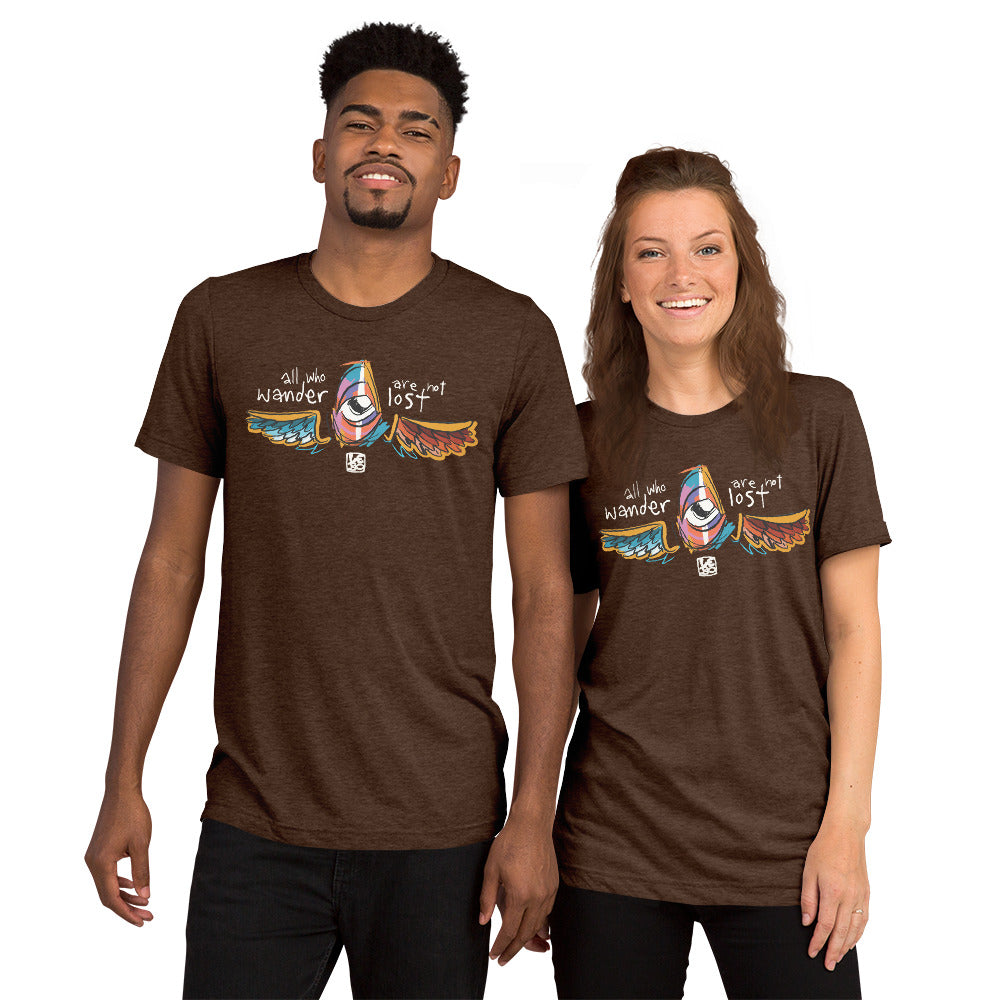 All Who Wander Are Not Lost – Lebo Unisex Short Sleeve T-Shirt